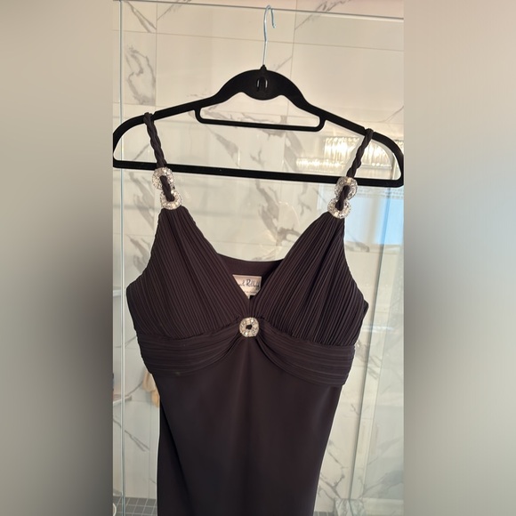 Vintage year 2K Joseph Ribkoff  little black dress with sparkling embellishments - Picture 16 of 17